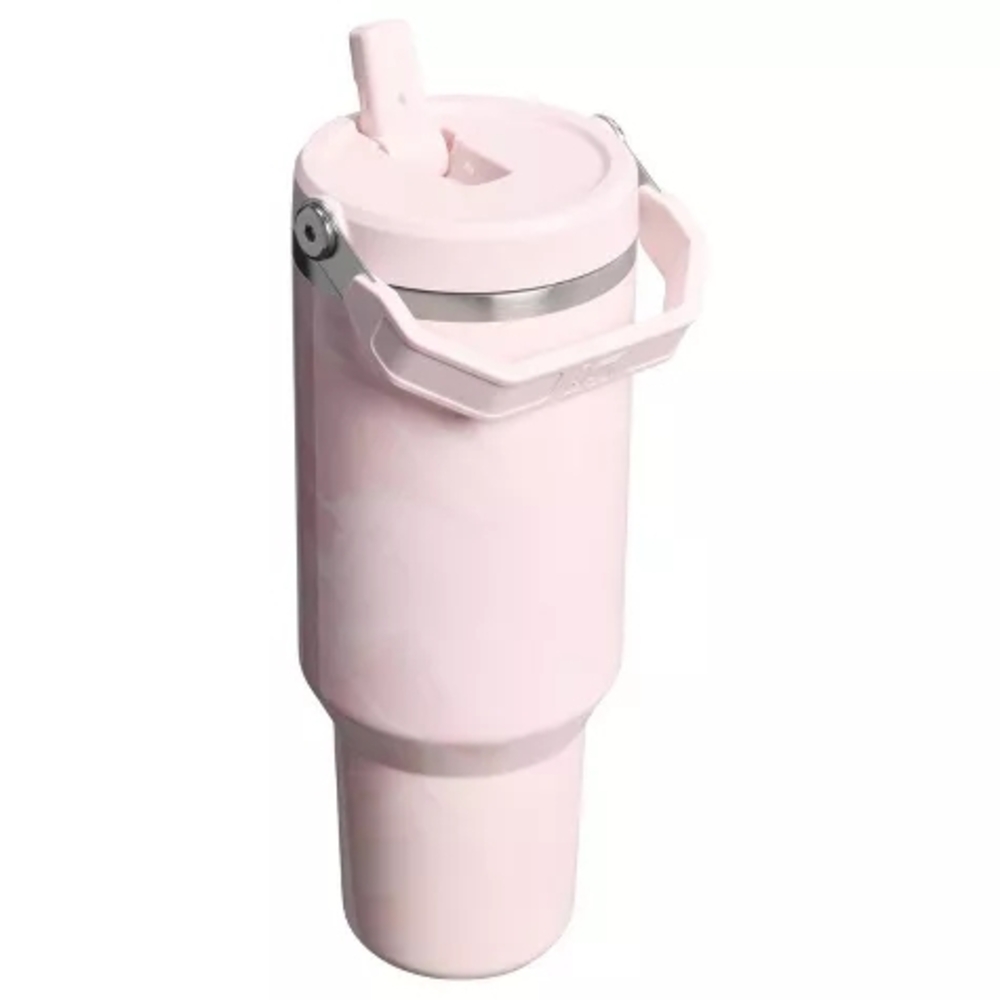 Stanley Pink Amethyst Calacatta Insulated 40oz Water Bottle with Handle Marble